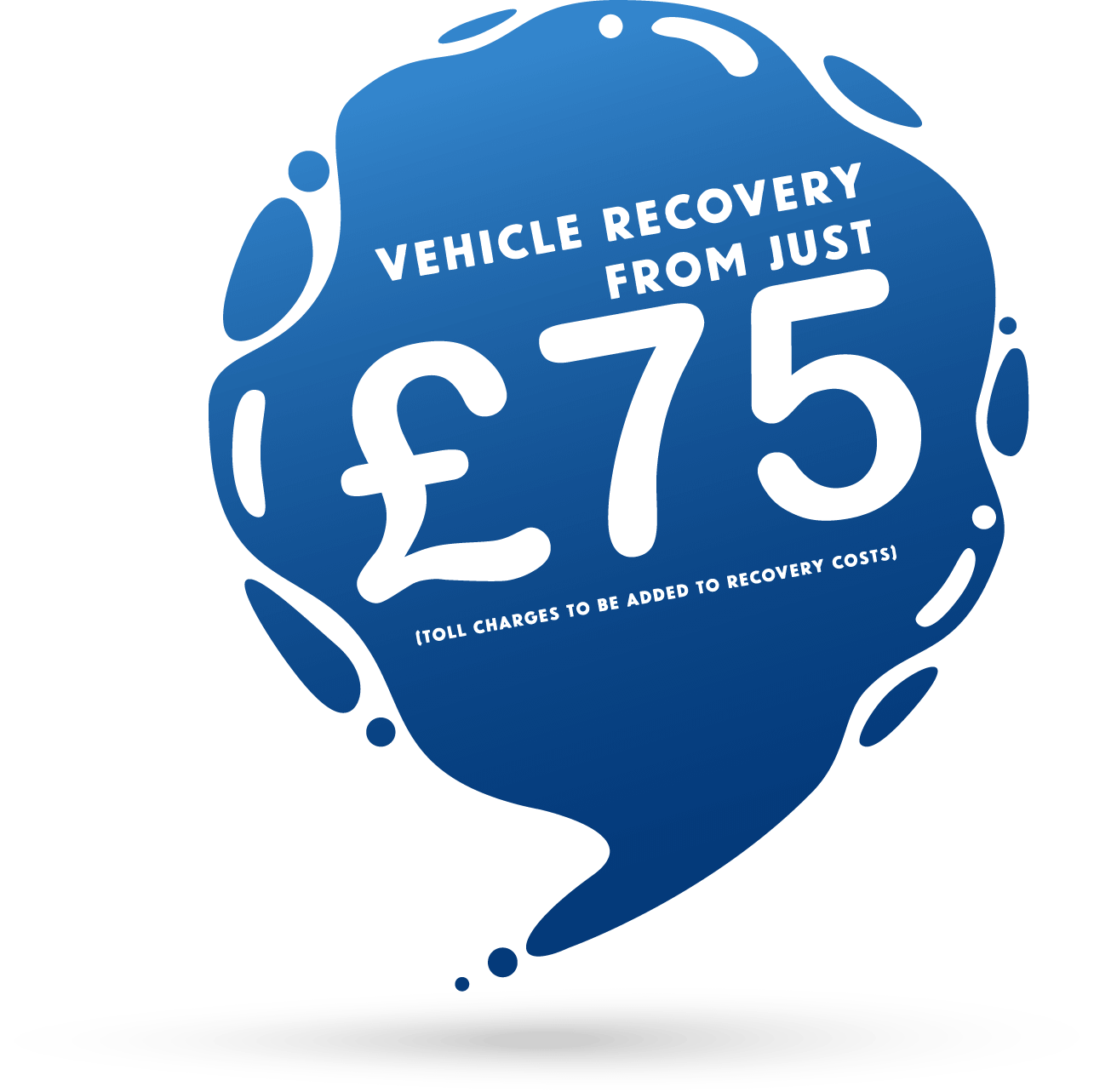 reliable vehicle recovery prices from £75